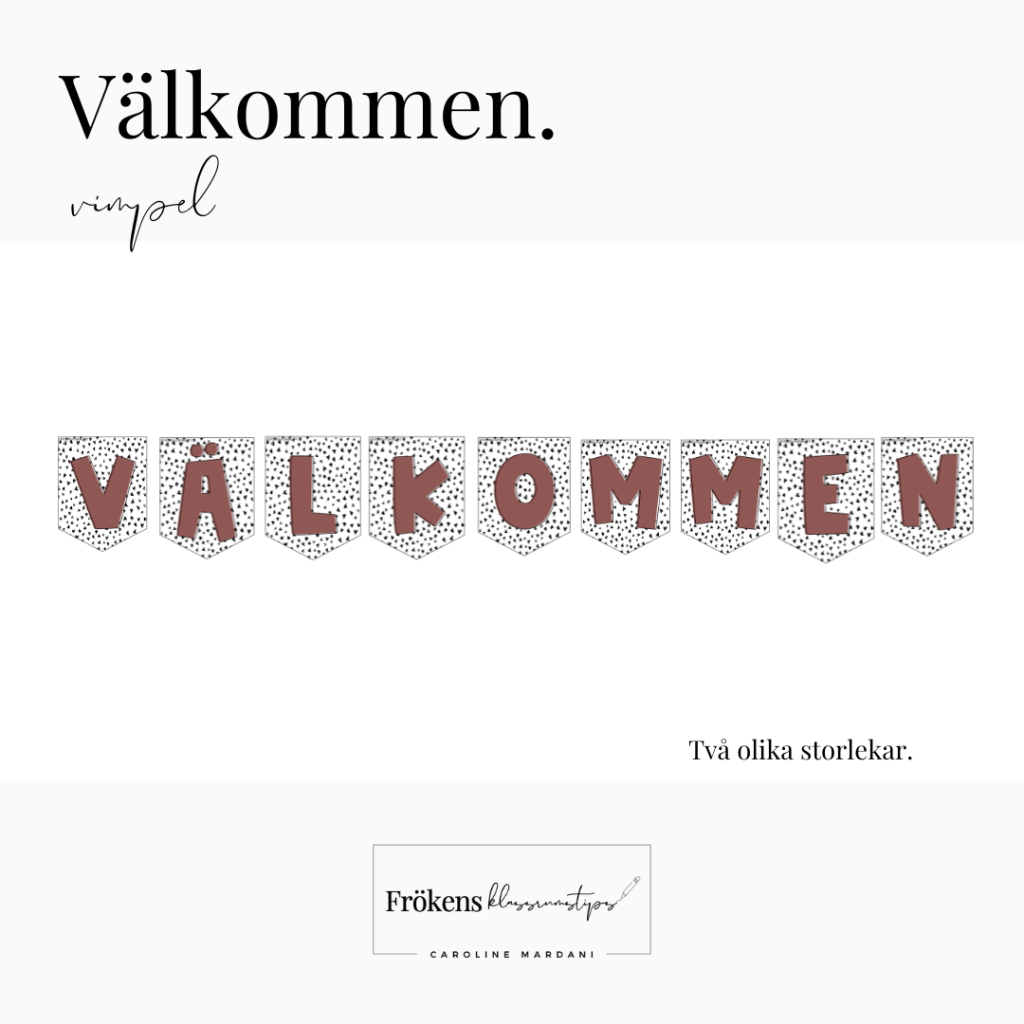 Välkommen – Vimpel