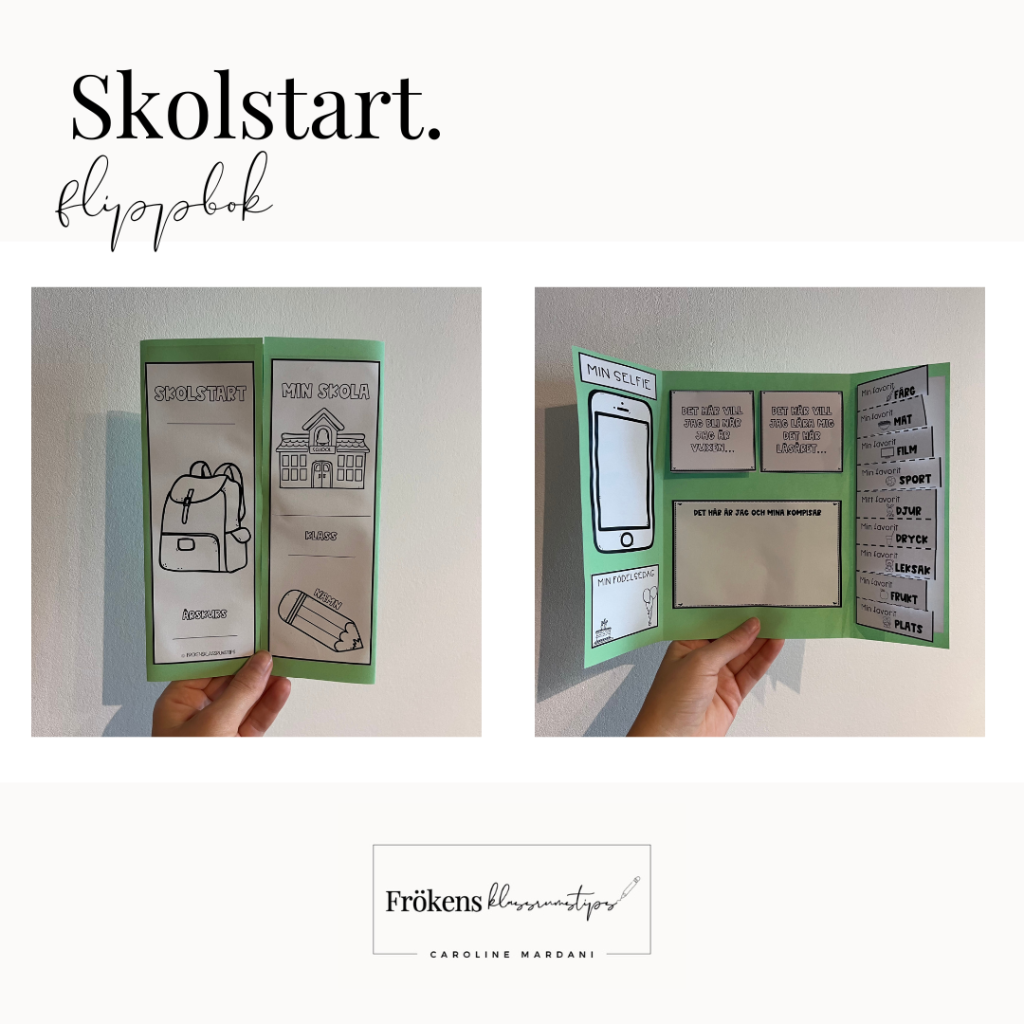 Skolstart – Flippbok