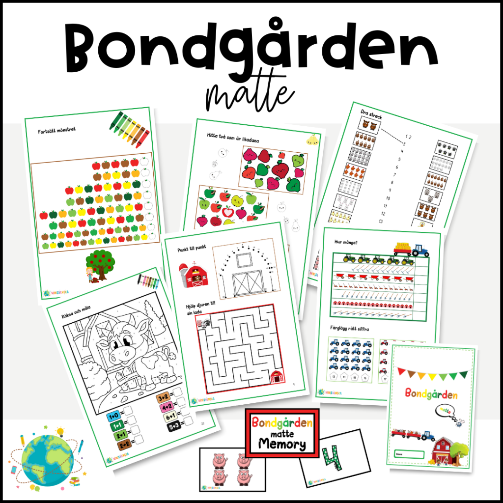 Bondgården – Matte och memory