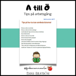 BOKSTAVSARBETE (A TILL Ö) - bild 2