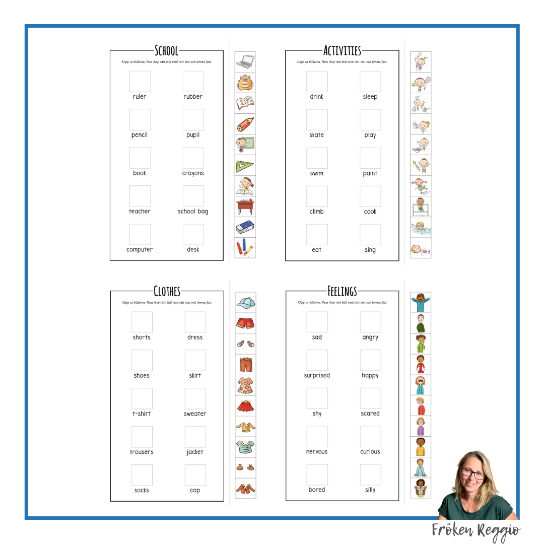 "Läs och hitta" - Engelska ord 2