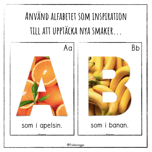 Smaka på alfabetet