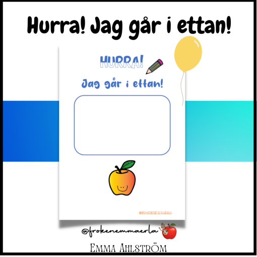 HURRA! JAG GÅR I FSK/ETTAN/TVÅAN/TREAN