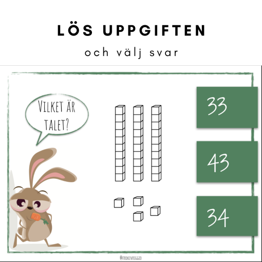 Räkna med kaninen - Vilket är talet