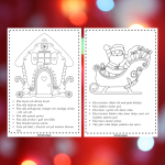 Läs och färglägg – jul - bild 2