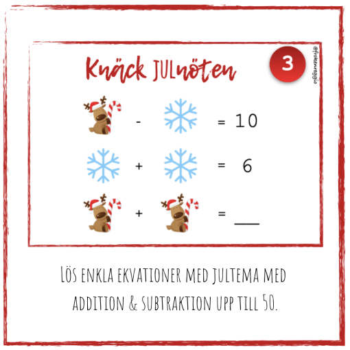 Knäck julnöten