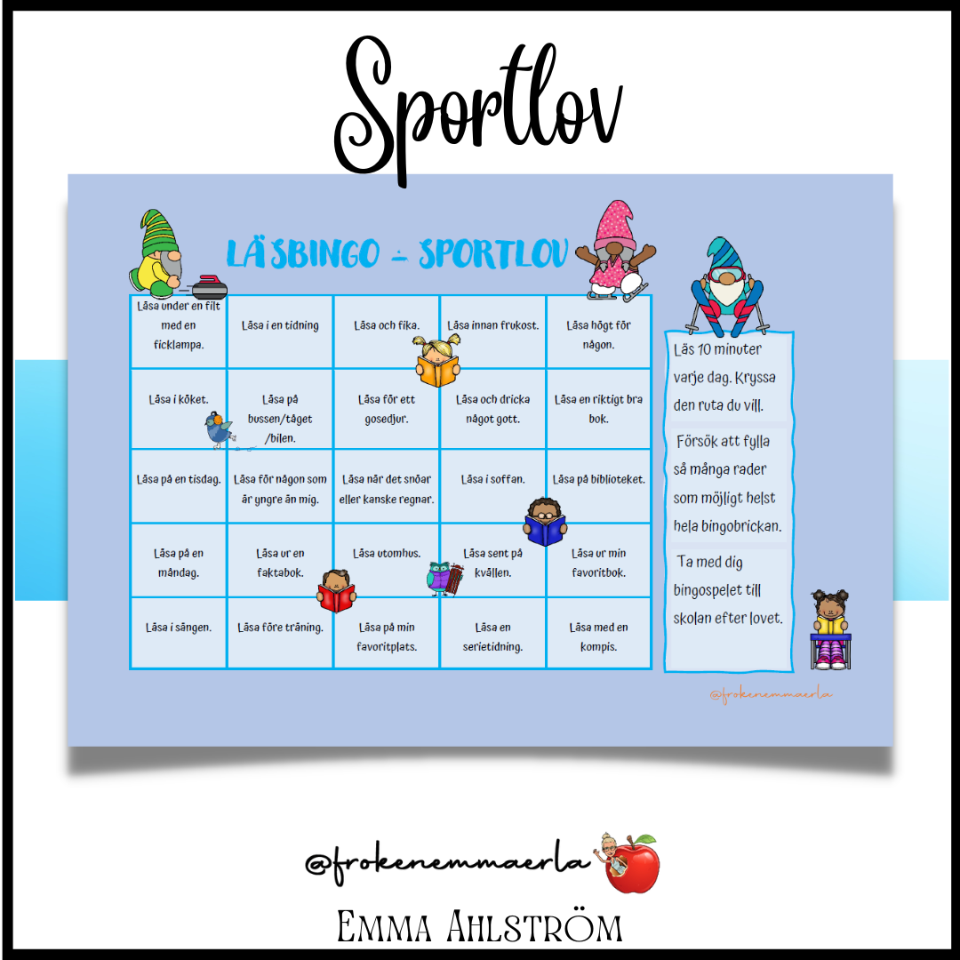 UPPDATERAD: LÄS- OCH UPPDRAGSBINGO