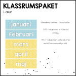 LEMON paket: väggalfabet + skyltar - bild 2