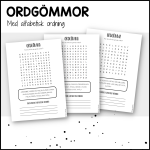 Ordgömmor & alfabetisk ordning - bild 1