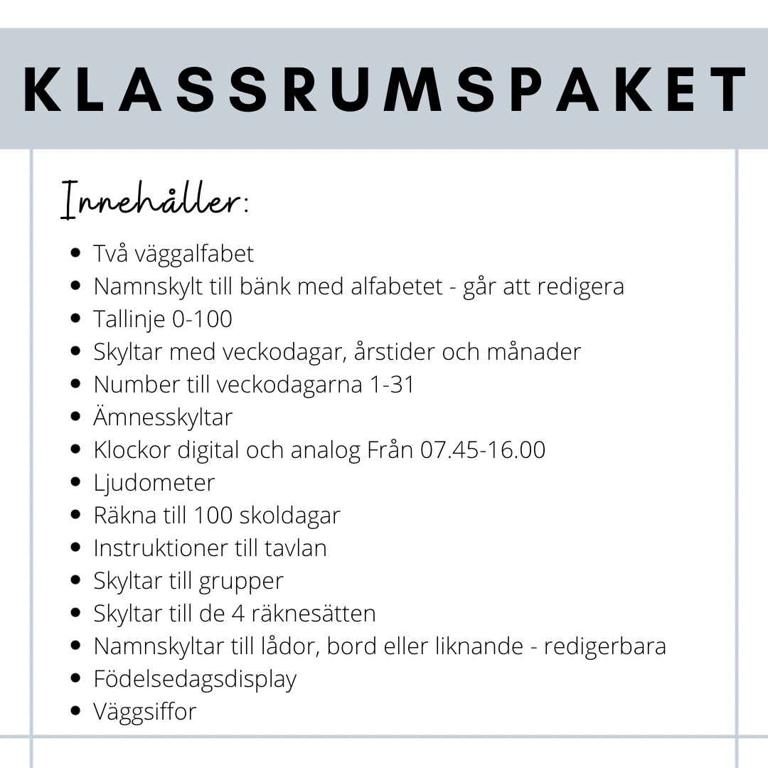 klassrumspaket