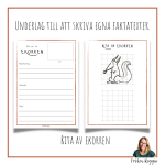 Faktatext om ekorren med läsförståelsefrågor - bild 3