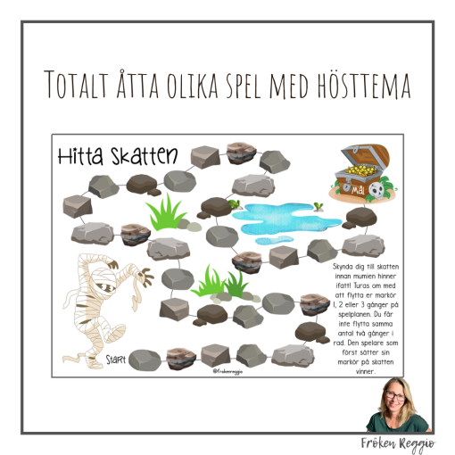 Tänk strategiskt - spel med hösttema