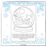 Läs och färglägg snökulan - bild 3