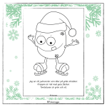 Läs och färglägg julmonster - bild 2