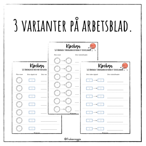 Klockan med en tärning tio i/över & tjugo i/över