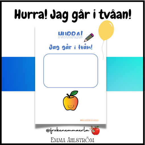 HURRA! JAG GÅR I FSK/ETTAN/TVÅAN/TREAN