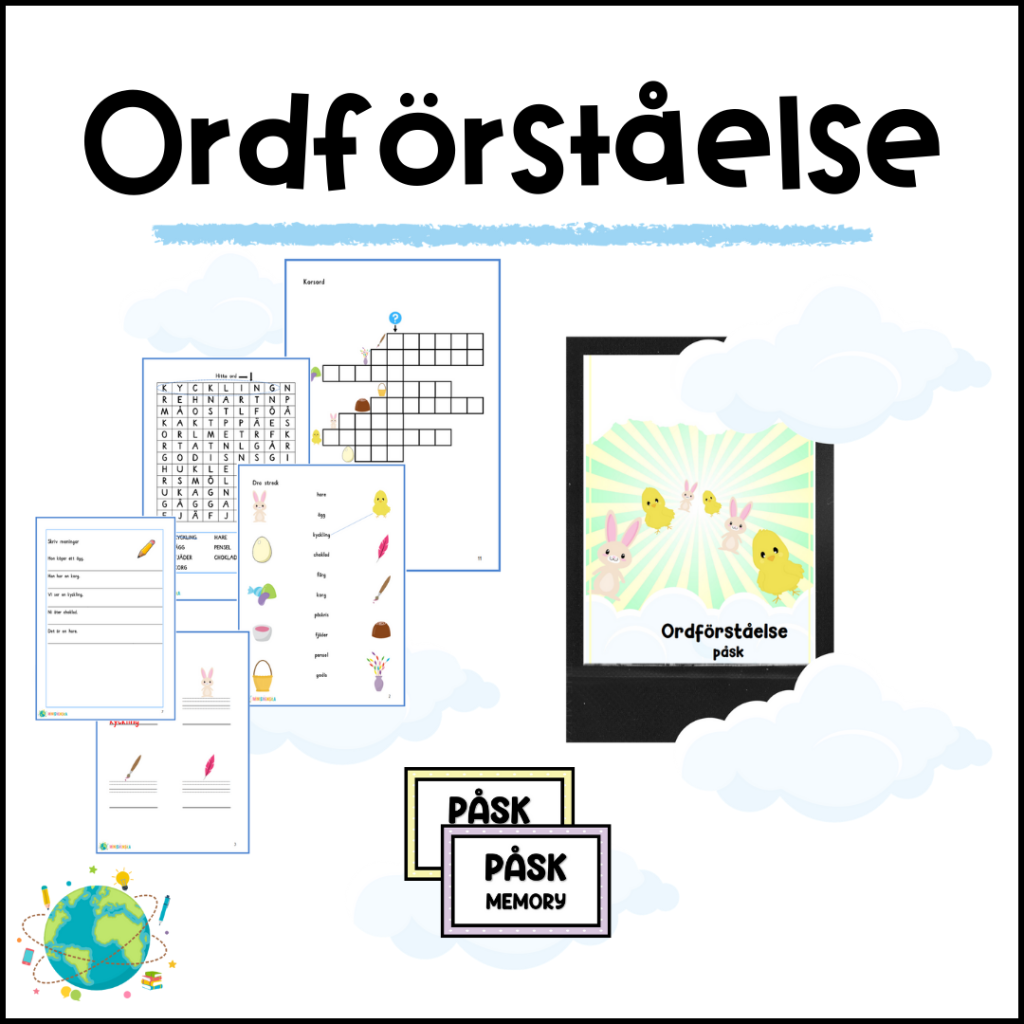 Ordförståelse – Påsk och Memory