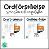 Skola - Ordförståelse, Vocabulary och Memory