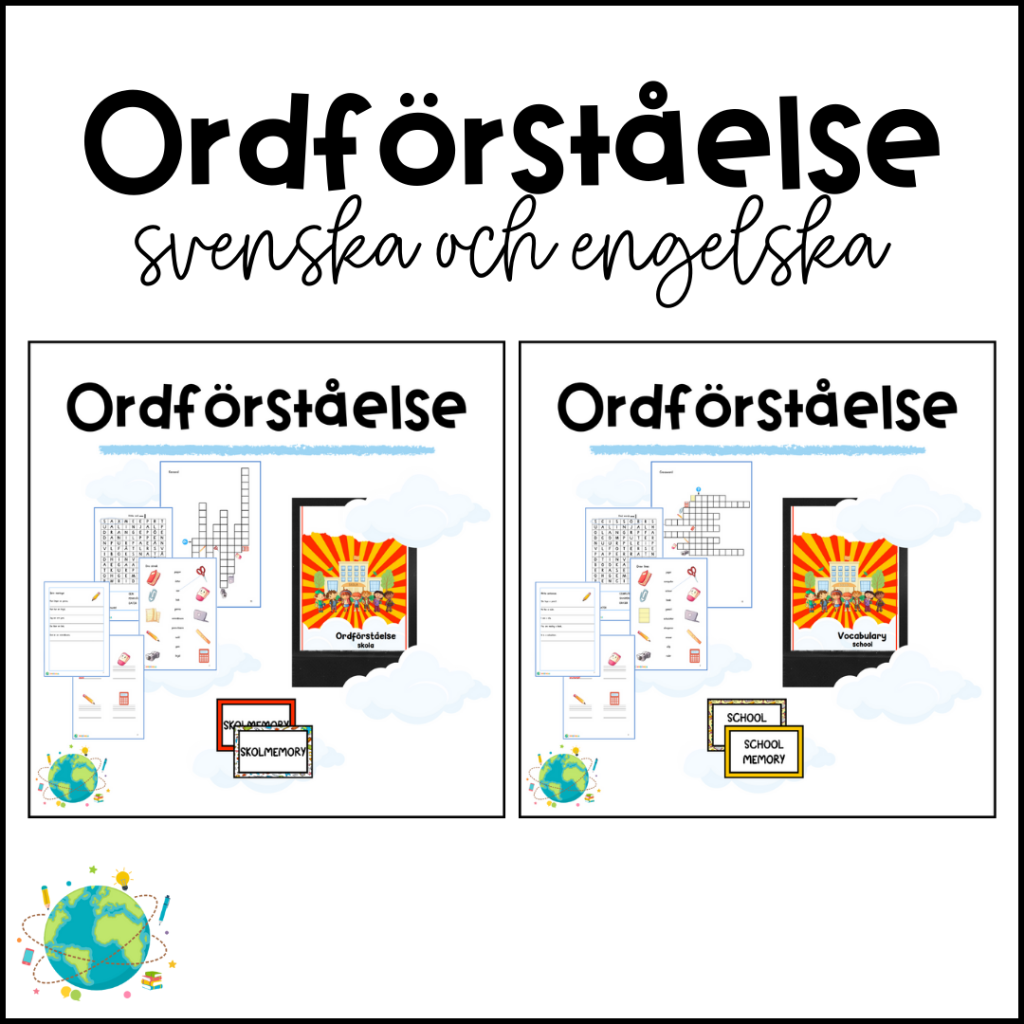 Skola – Ordförståelse, Vocabulary och Memory