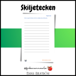 SKILJETECKEN - bild 4