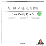 Think Puzzle Explore – Visible Thinking rutin - bild 3