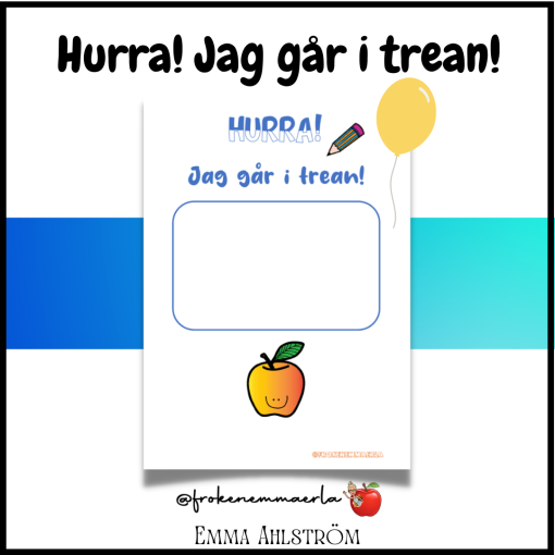 HURRA! JAG GÅR I FSK/ETTAN/TVÅAN/TREAN