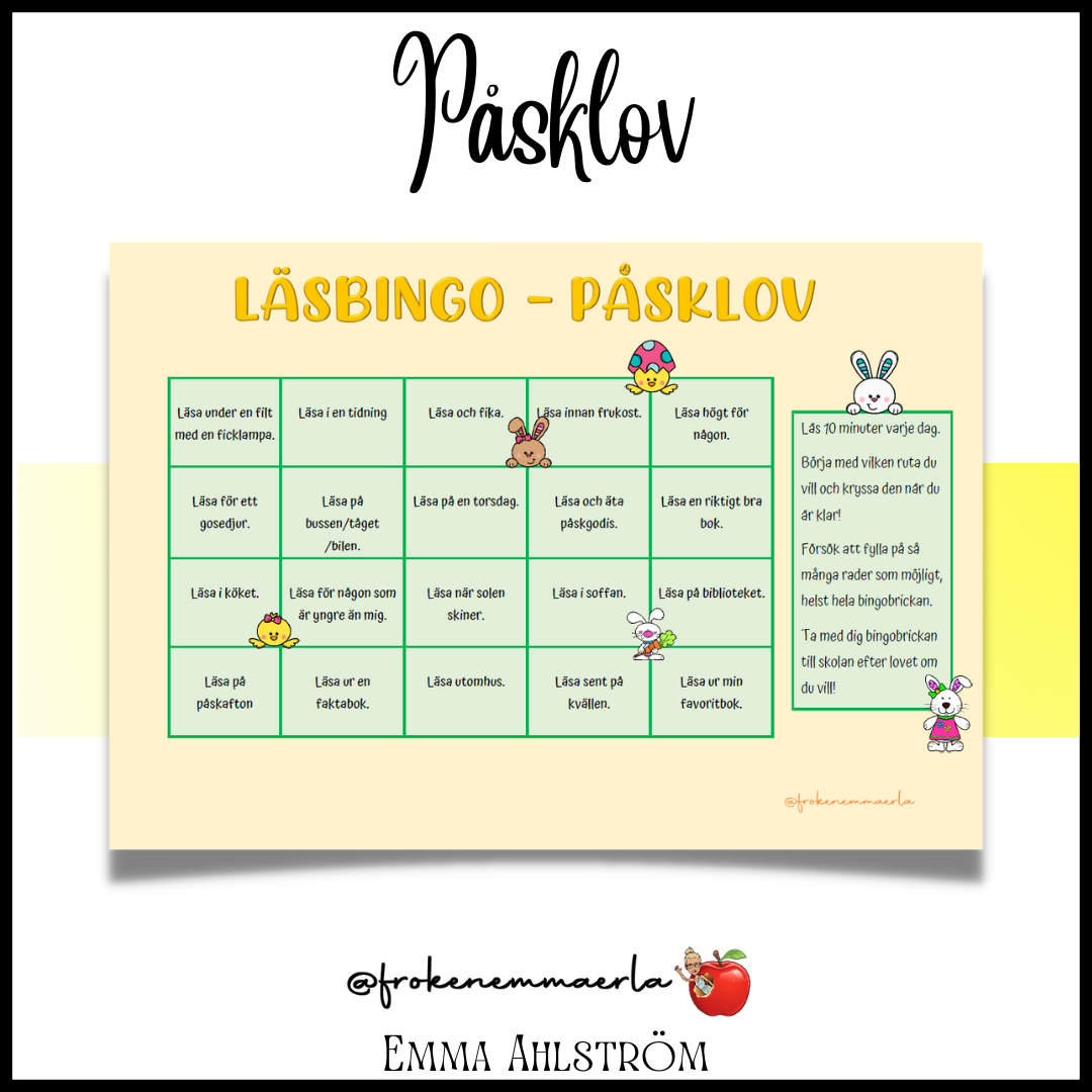 UPPDATERAD: LÄS- OCH UPPDRAGSBINGO