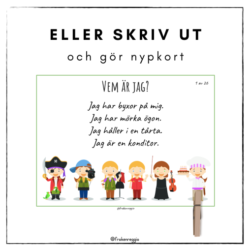 Vem är jag - yrken