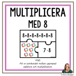 Multipikationspussel 8:ans tabell - bild 1