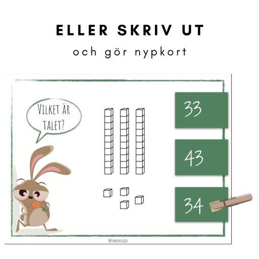 Räkna med kaninen - Vilket är talet