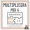 Multipikationspussel 6:ans tabell