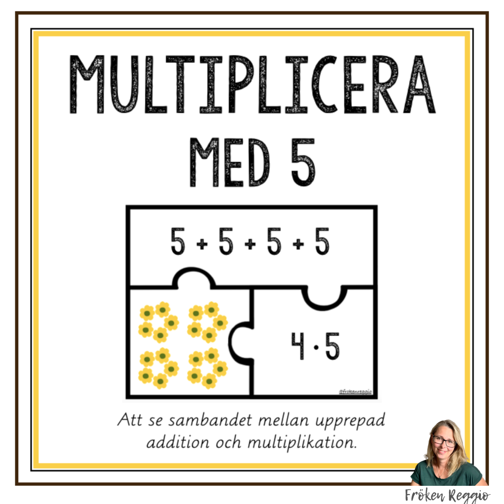 Multipikationspussel 5:ans tabell