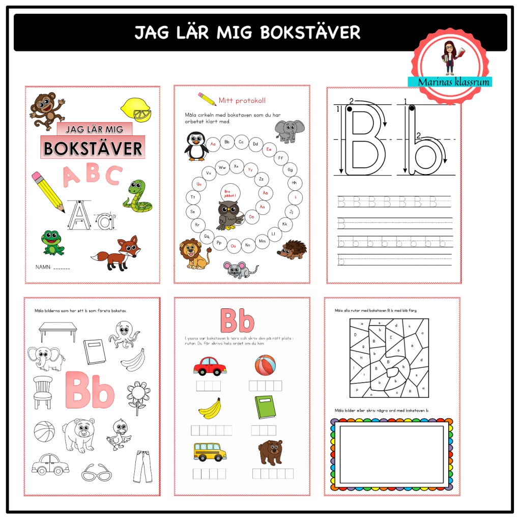 Jag lär mig bokstäver