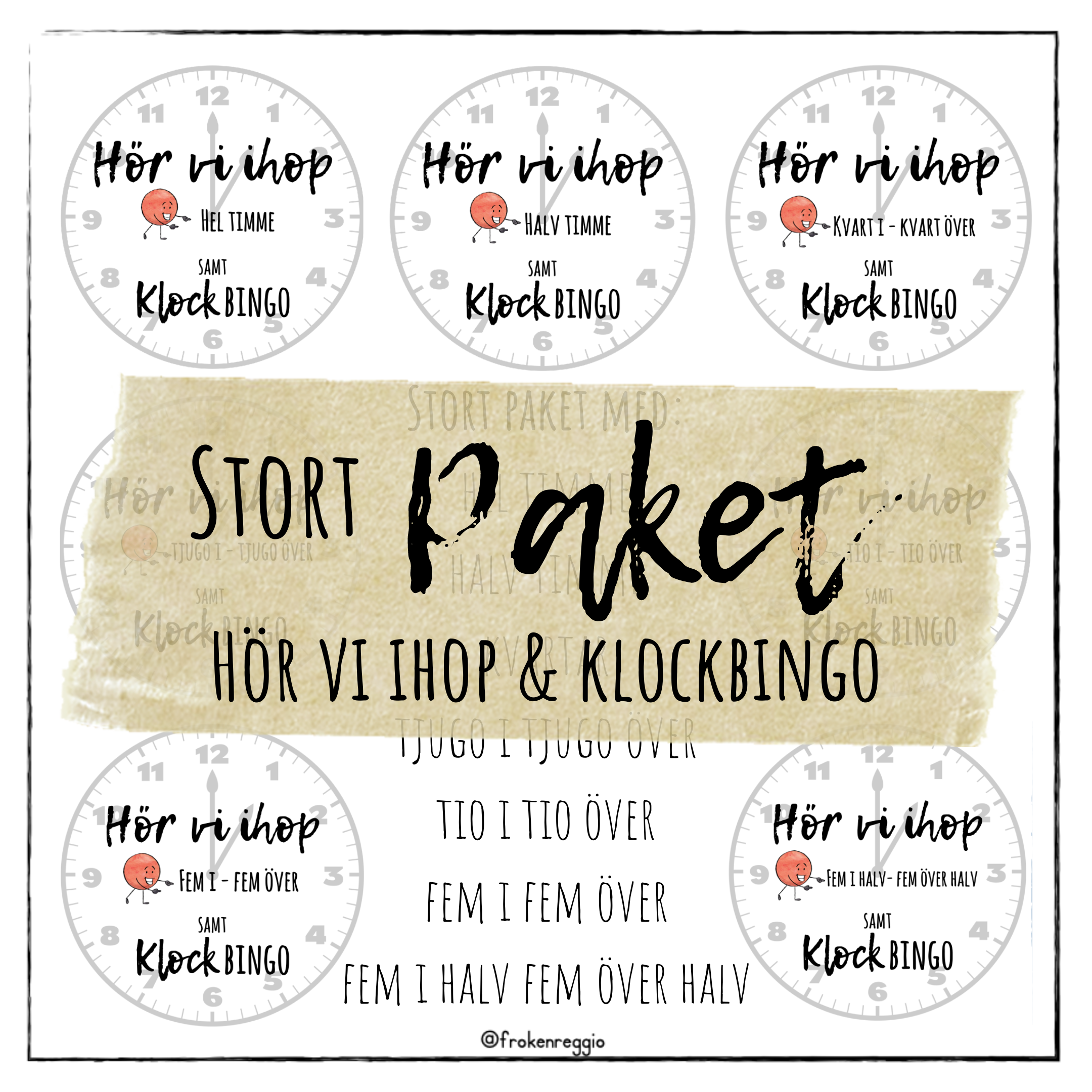 Hör vi ihop - Klockan till paketpris