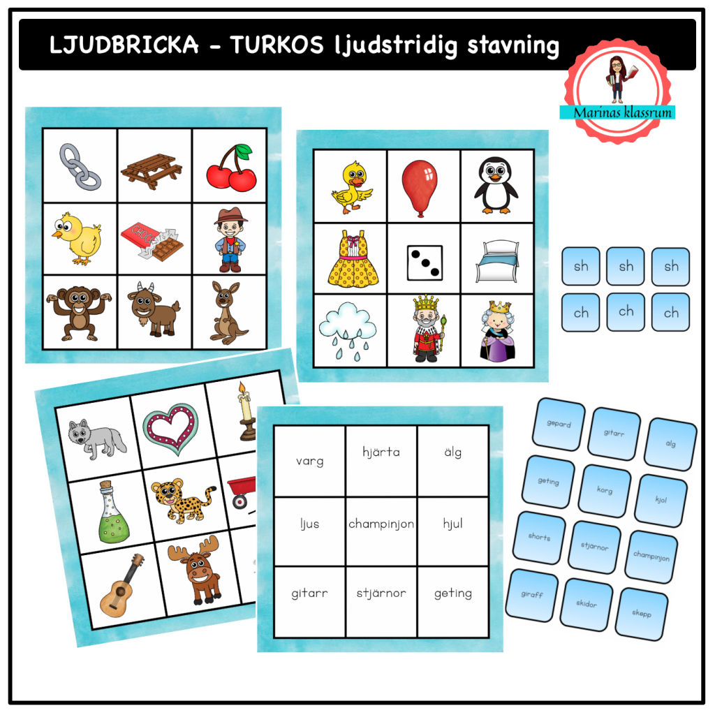 Ljudbrickor turkos – ljudstridig stavning