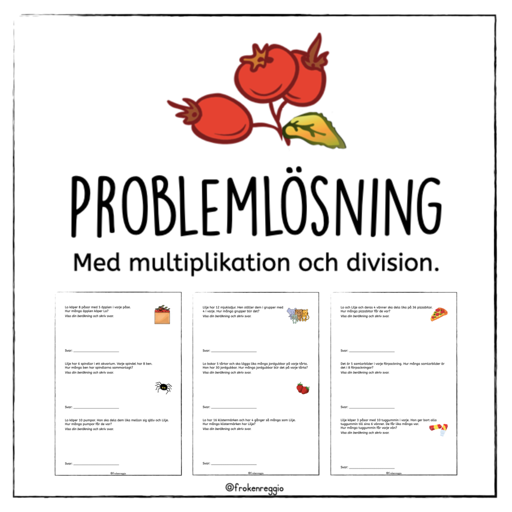 Problemlösning med multiplikation och division