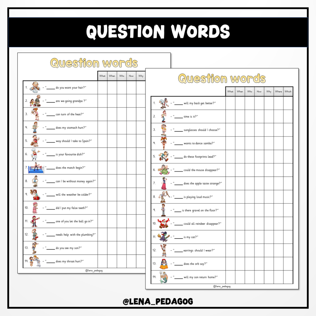 Question words