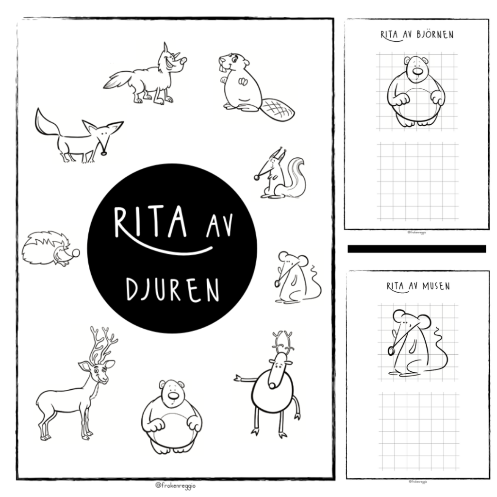 Rita av skogsdjuren