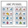 Alfabetet - pussel