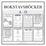 Bokstavsböcker A-Ö - bild 1