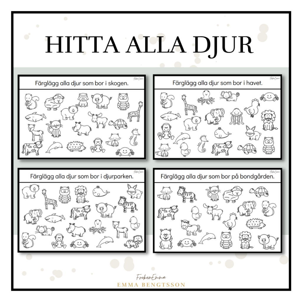 Hitta alla djur