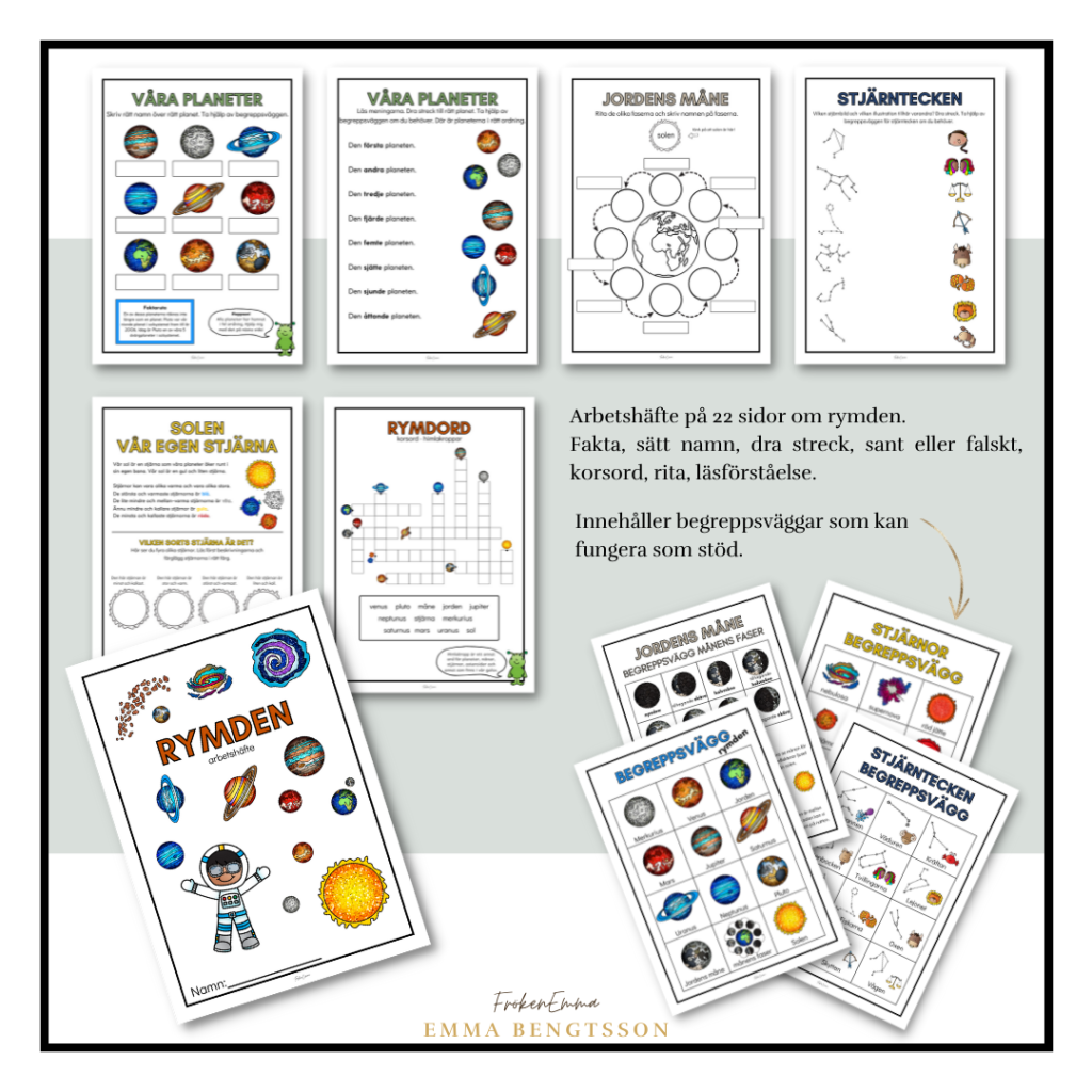 Rymden arbetshäfte