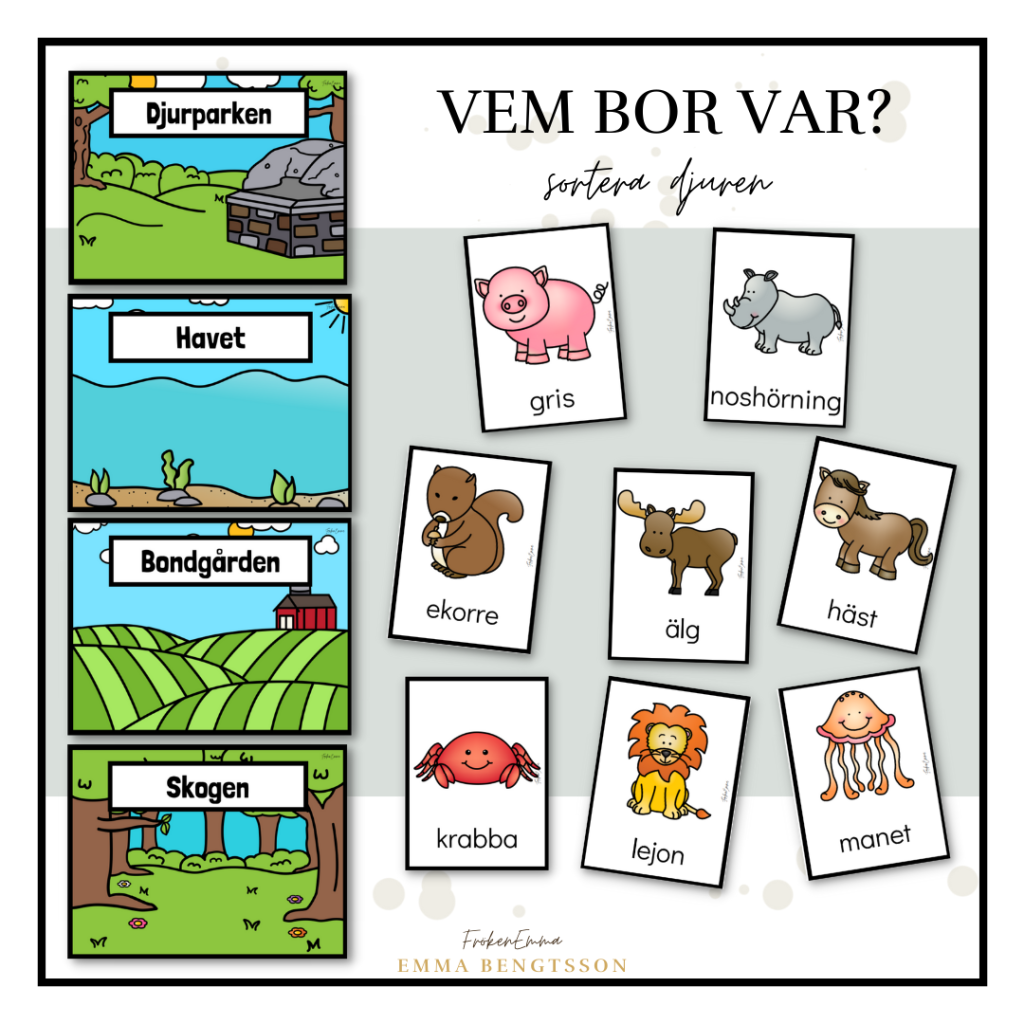 Djur – vem bor var?