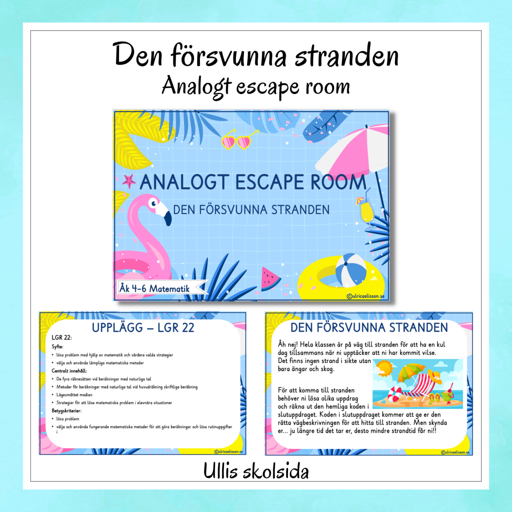 Escape room – Den försvunna stranden