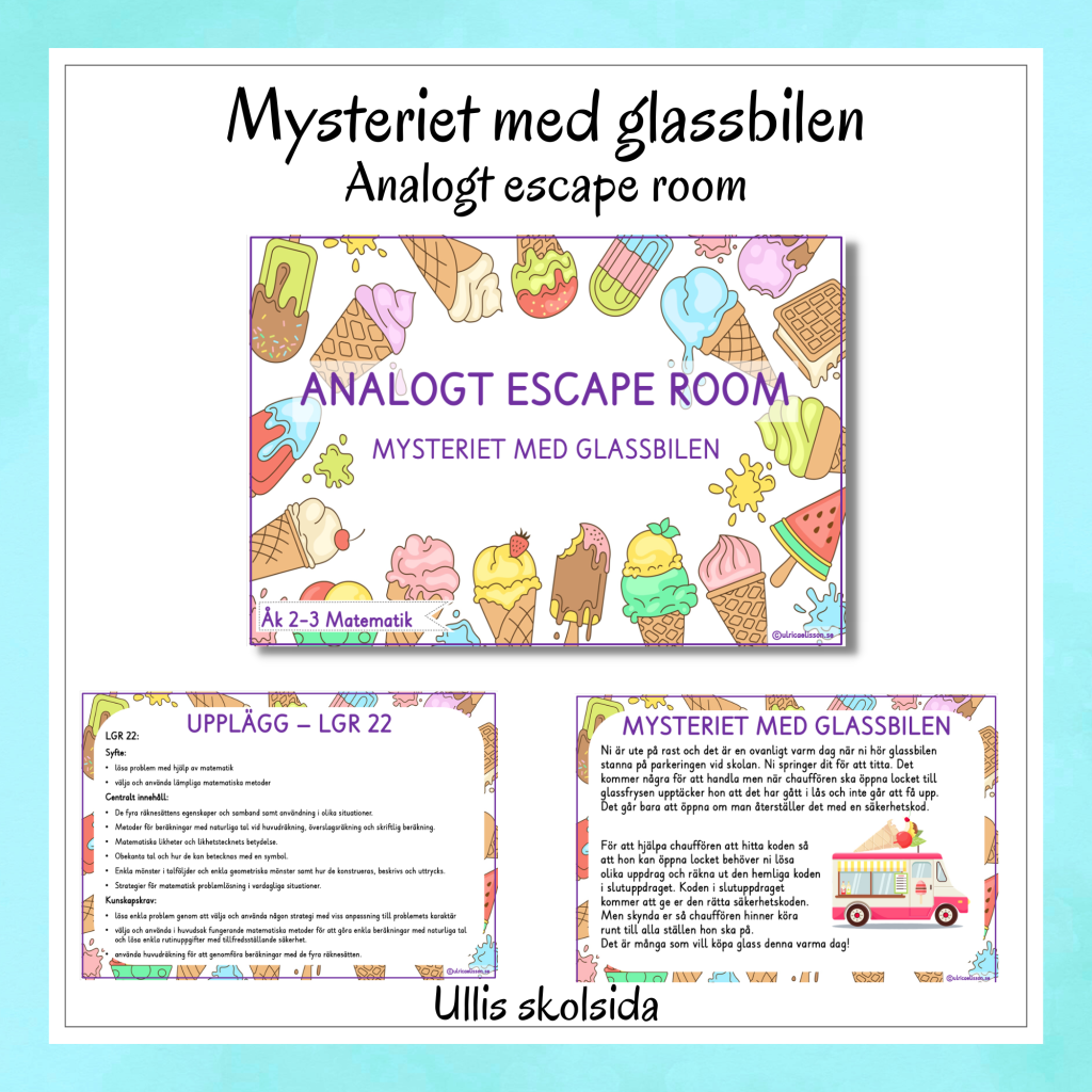 Escape room – Mysteriet med glassbilen