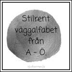 STILRENT VÄGGALFABET A till Ö - bild 1