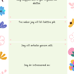Mål för höst, vår eller hela läsåret