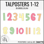 Talposters bubbelgum - bild 1