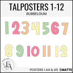 Talposters bubbelgum