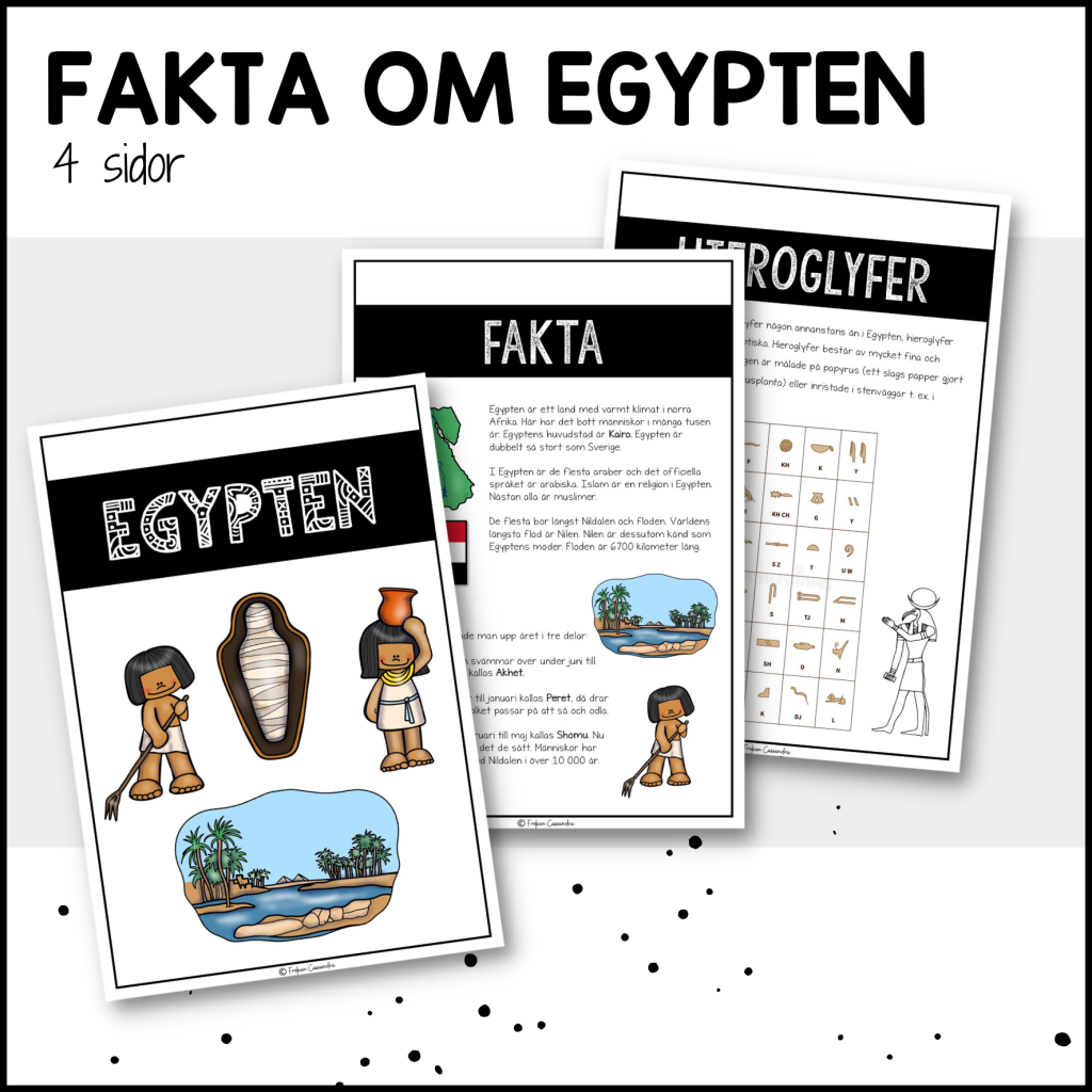 EGYPTEN – faktahäfte